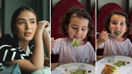 Sofia Andres, ibinida ang video ni Zoe na kumakain ng gulay: "Healthy baby girl"