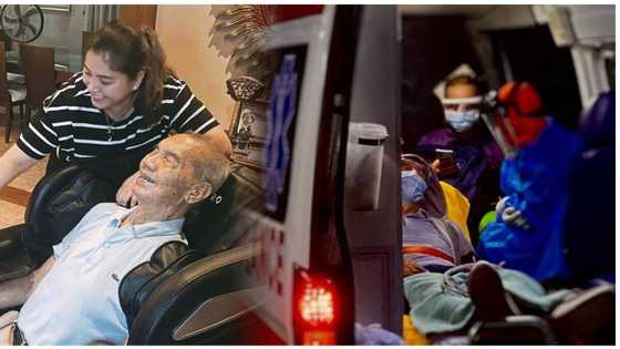 94-anyos na ama ni Angel Locsin, isinugod sa ospital dahil sa COVID