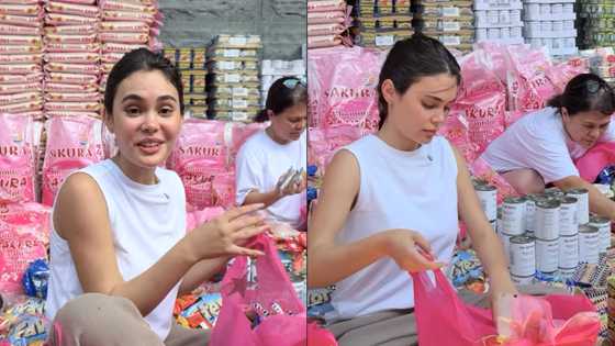 Ivana Alawi, may matapang na panawagan habang nagre-repack ng relief goods