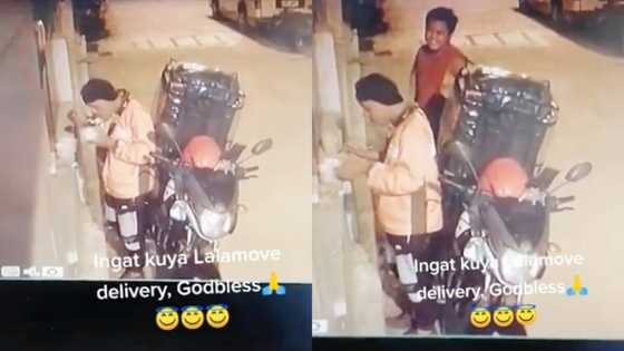 May-ari ng bahay, nag-abot ng tubig sa rider na kumakain sa tapat ng bahay niya