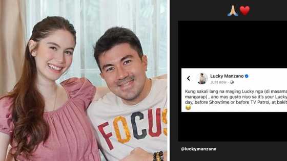 Jessy Mendiola, nagpahayag ng suporta sa post ni Luis Manzano ukol sa 'It's Your Lucky Day'