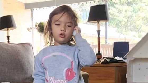 Video of baby Thylane Bolzico pretending she’s calling baby Dahlia Heussaff goes viral