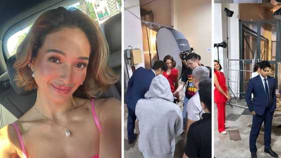 Sarah Lahbati, ipinasilip ang set ng 'Lumuhod Ka Sa Lupa': "Happy set"