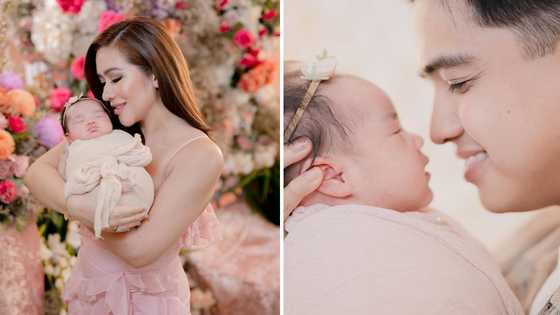 Angeline Quinto, husband share adorable posts as they celebrate Baby Sylvia turning 2 months old