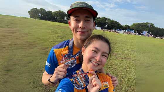 Barbie Forteza at Jameson Blake, spotted na magka-holding hands sa fun run sa Pampanga