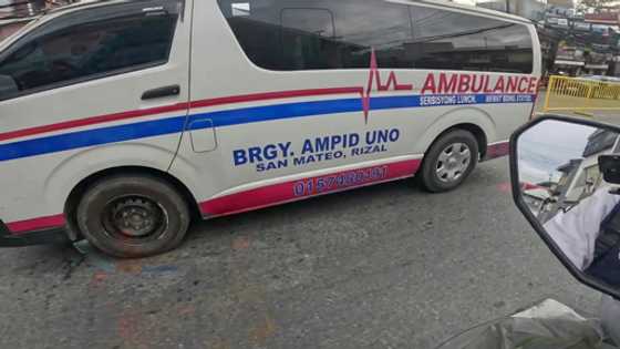 Woman injured after being hit by a counterflowing ambulance in Batasan-San Mateo road