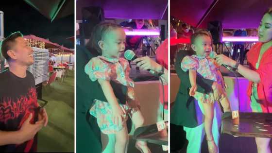 Video ng "first concert" ng baby ni Jhong Hilario na si Sarina, kinaaliwan