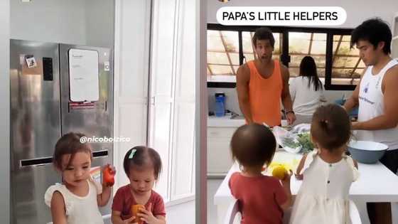 Video nina Dahlia at Thylane bilang “little kitchen helpers”, kinaaliwan ng netizens