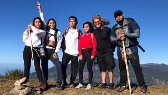 James Reid and Nadine Lustre hike together with friends amidst breakup rumor