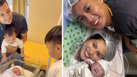Scottie Thompson, ibinida ang video mula sa first meeting nina Aster, Austin sa kanilang baby brother