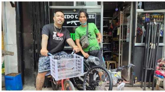 Nag-viral na rider na nag-bike mula Binondo hanggang Cavite, dinagsa ng tulong