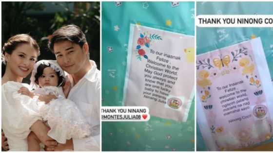 Baby Felize, nakatanggap ng regalo sa kanyang ninong Coco Martin at ninang Julia Montes