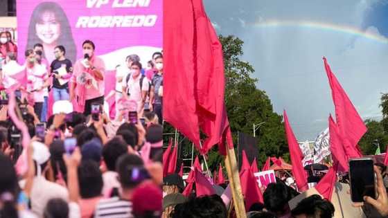 Bahaghari, muling namataan sa Gensan rally ni VP Leni Robredo