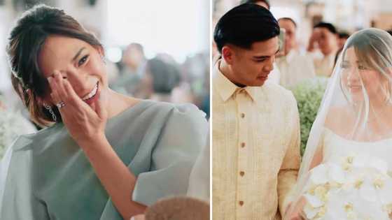 Sarah Geronimo, emosyonal sa wedding nina Angeline Quinto at Nonrev Daquina