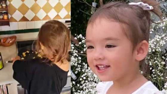 Video of baby Thylane Katana Bolzico learning how to cook goes viral
