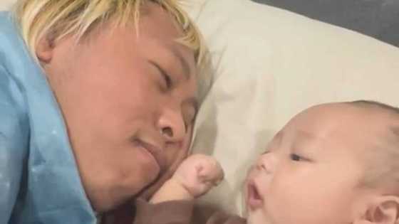 Video ni baby Meteor na tila ginigising si Whamos Cruz, ibinahagi ni Antonette Gail
