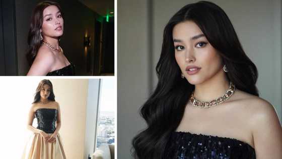 Liza Soberano flaunts her look for her first-ever SAG Awards experience