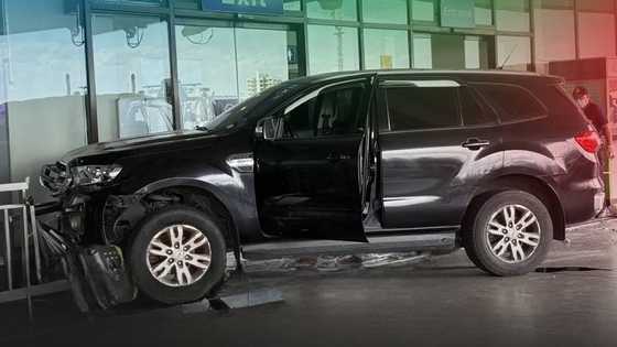 Mga nasugatan nang sumalpok SUV sa NAIA Terminal 1, nilipat na sa St. Luke's Hospital