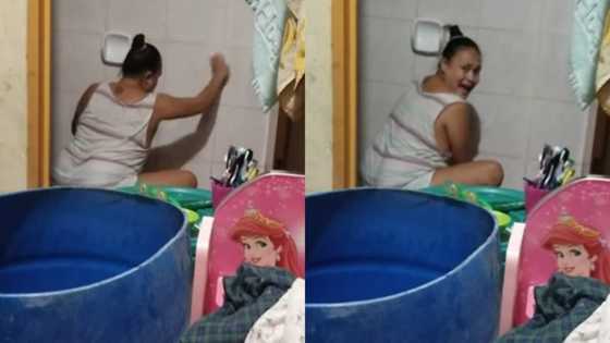 Makuwelang pagba-vlog ng anak sa kanyang ina habang naglilinis ito ng banyo, viral