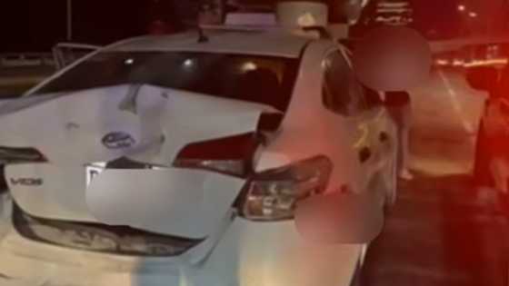 Three vehicles involved in crash on Ortigas Flyover Southbound in Mandaluyong