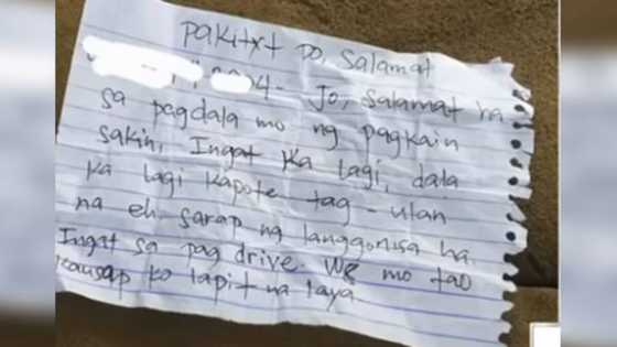 Sulat ng isang preso sa punit na papel, napulot ng netizen, nag-viral