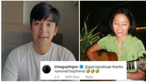Joshua Garcia praises Trina Guytinco's photos; the latter calls actor "rumored boyfriend"