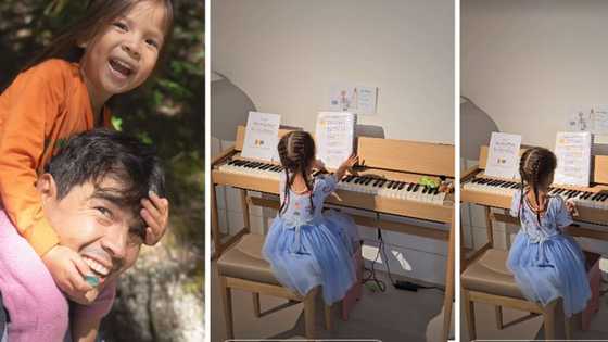 Erwan Heussaff, ibinida ang cute na pagtugtog ni Dahlia ng "Twinke, Twinkle, Little Star"