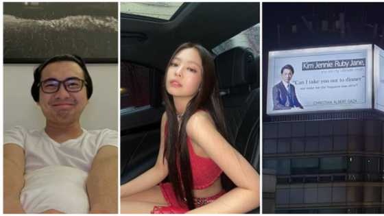 Xian Gaza puts up billboard in South Korea to ask Jennie Kim of Black Pink to have dinner with him