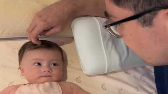 Video ng kakyutan ni Baby Peanut habang nagpapaalam si Luis Manzano na magdi-dinner siya, viral