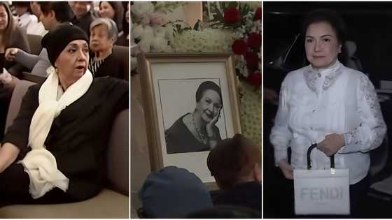 Unang araw ng burol ni Gloria Romero, dinagsa ng mga beteranong aktor at aktres