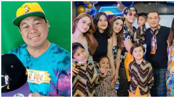 Dennis Padilla, ipinost ang litrato ni Cesar Montano kasama ang mga anak nito: "Praying na sana sa bday ko"