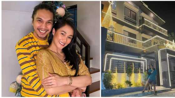 Lovely Abella, sobrang saya sa Christmas decoration ng kanilang bagong bahay