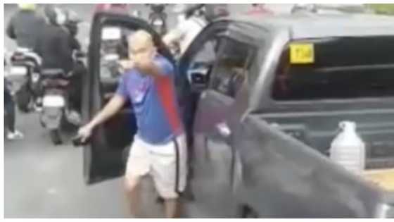 Viral pick-up driver na nambasag ng bintana ng truck, lumitaw na