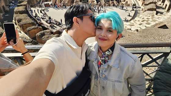 TJ Monterde and KZ Tandingan surprise world tour team with ₱100,000 each as early Christmas gift