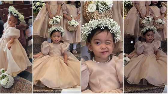 Sarina Hilario, kinagiliwan sa kanyang pagiging flower girl