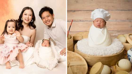 Former Goin' Bulilit star Trina "Hopia" Legaspi shares adorable pics from her 2nd baby’s newborn shoot