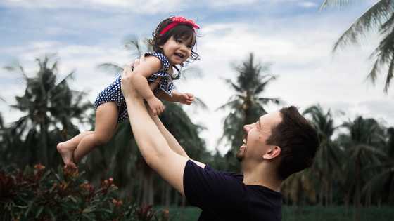 I returned from a trip, my child asked, 'Daddy, will my other dad have lunch? He's in the basement'