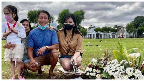 Camille Ann Miguel, dinalaw puntod ni Jovit Baldivino kasama ang pamilya nito
