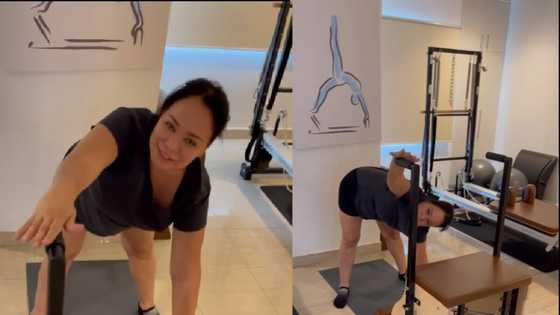 Video ni Gloria Diaz na nagwo-workout, hinangaan sa social media