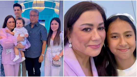 Dina Bonnevie, ipinost ang kanyang mga litrato kasama ang kanyang mga apo