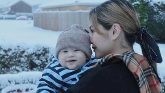 Janella Salvador, Markus Paterson now in PH with baby Jude