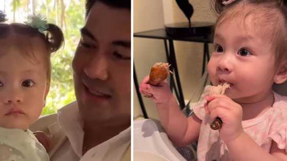 Luis Manzano, nawindang sa dalawang fried chicken na sabay kinakain ni Baby Rosie