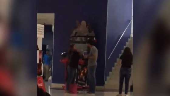 Video ng mister na nahuli ni misis sa akto na may ka-date na iba sa sinehan, viral na sa socmed