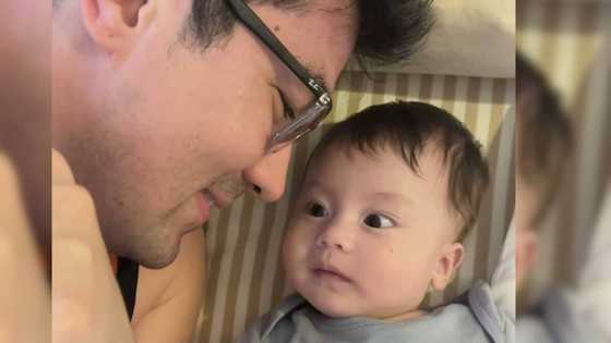 Luis Manzano, nag-share ng video ni Baby Peanut na tila pinipigilan siya mag-work