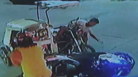 Tricycle driver, nagkunwaring patay matapos banggain ang isang motorsiklo para makaiwas sa kaso