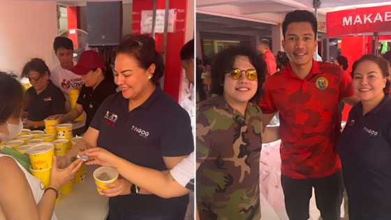 Karla Estrada, tumulong mamigay ng libreng pagkain sa super typhoon Carina victims