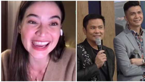 Anne Curtis appears on 'It's Showtime', happily welcomes Ogie Alcasid