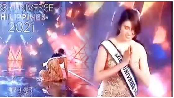 Rabiya Mateo, hinangaan sa kanyang graceful na pagbangon matapos madulas