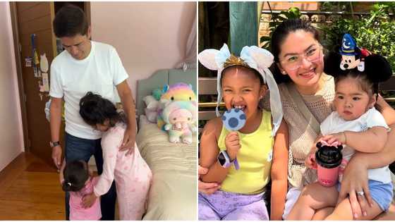 Pauleen Luna shows emotional video of Tali & Thia before Vic Sotto leaves for work
