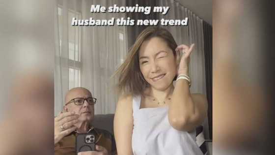 Video ng reaksyon ni Michael de Mesa sa 'Super Bass' challenge ng asawa, viral